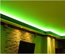 Светодиодная подсветка для потолка — монтаж ленты и варианты освещения Как правильно расположить светодиодную ленту на потолке