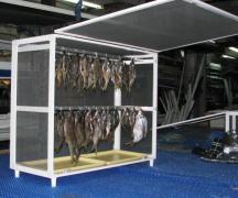 Как сделать сушилку для рыбы своими руками Приспособление для сушки рыбы в домашних